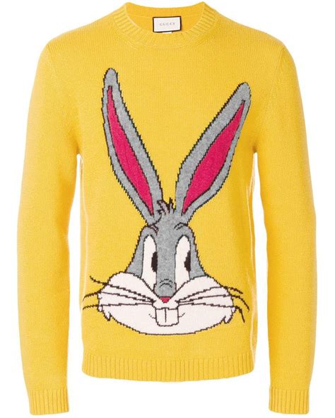 maglie gucci con bugs bunny|bugs bunny cardigan gucci.